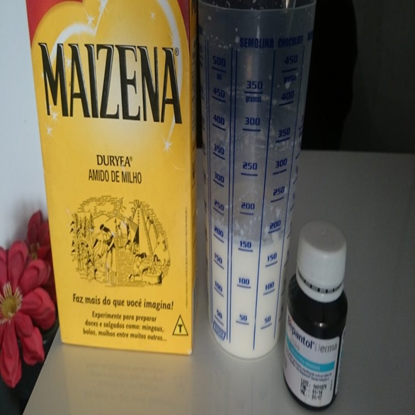 Hidratação com Maizena