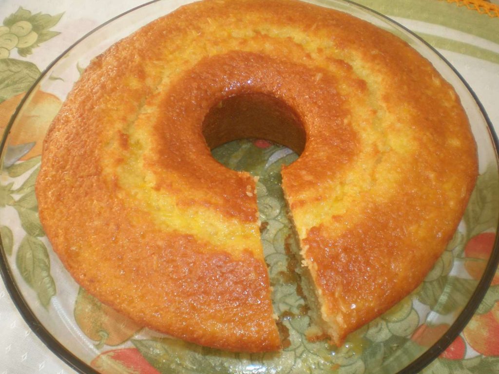 Bolo de Laranja de Liquidificador