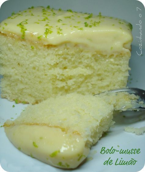 Bolo Mousse de Limão